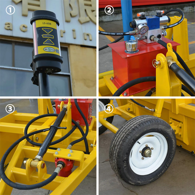 Flat Satellite Land Levellers